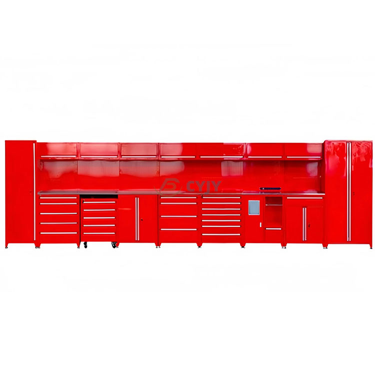 Red Tool Garage Cabinet